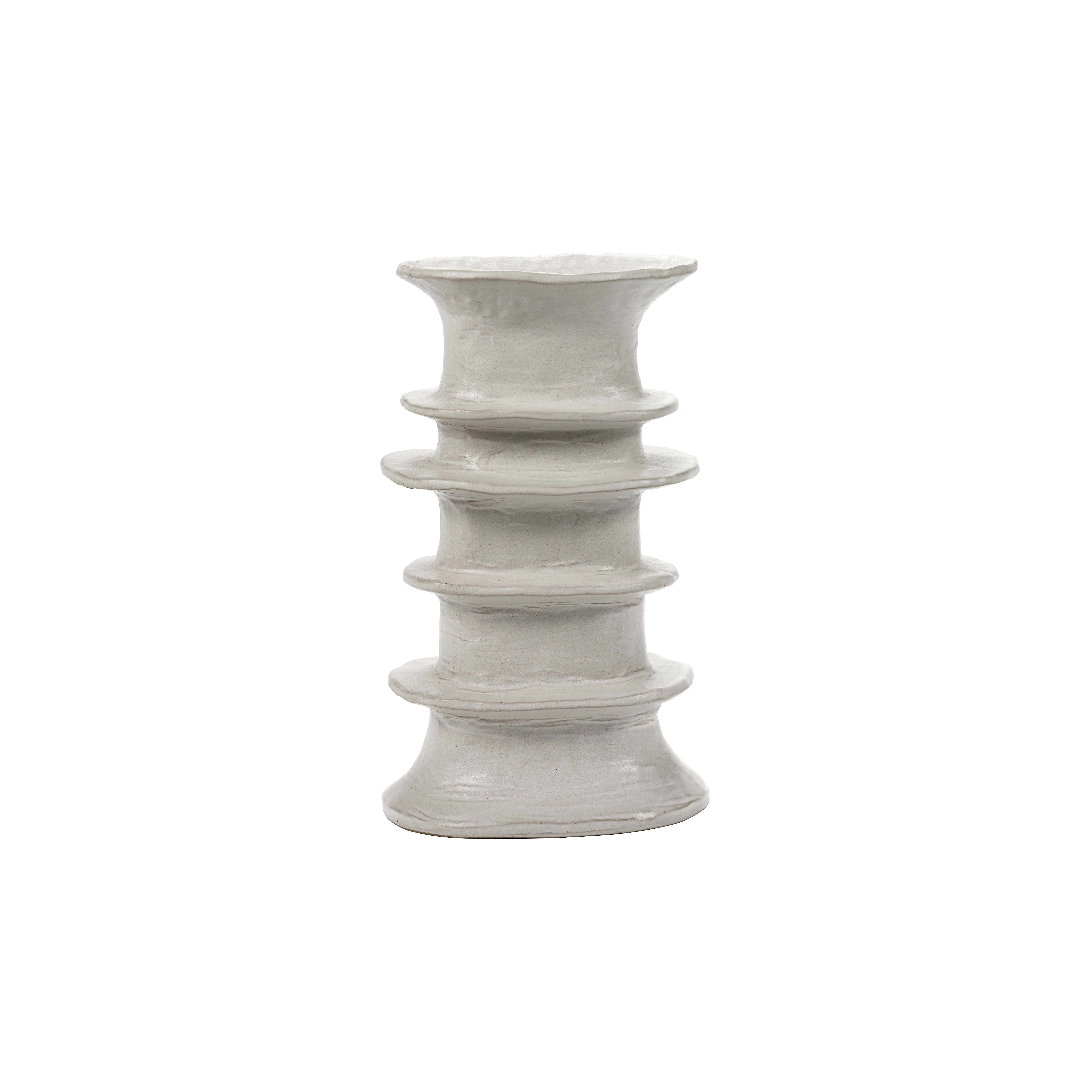 BILLY 4 - Vase céramique | Blanc