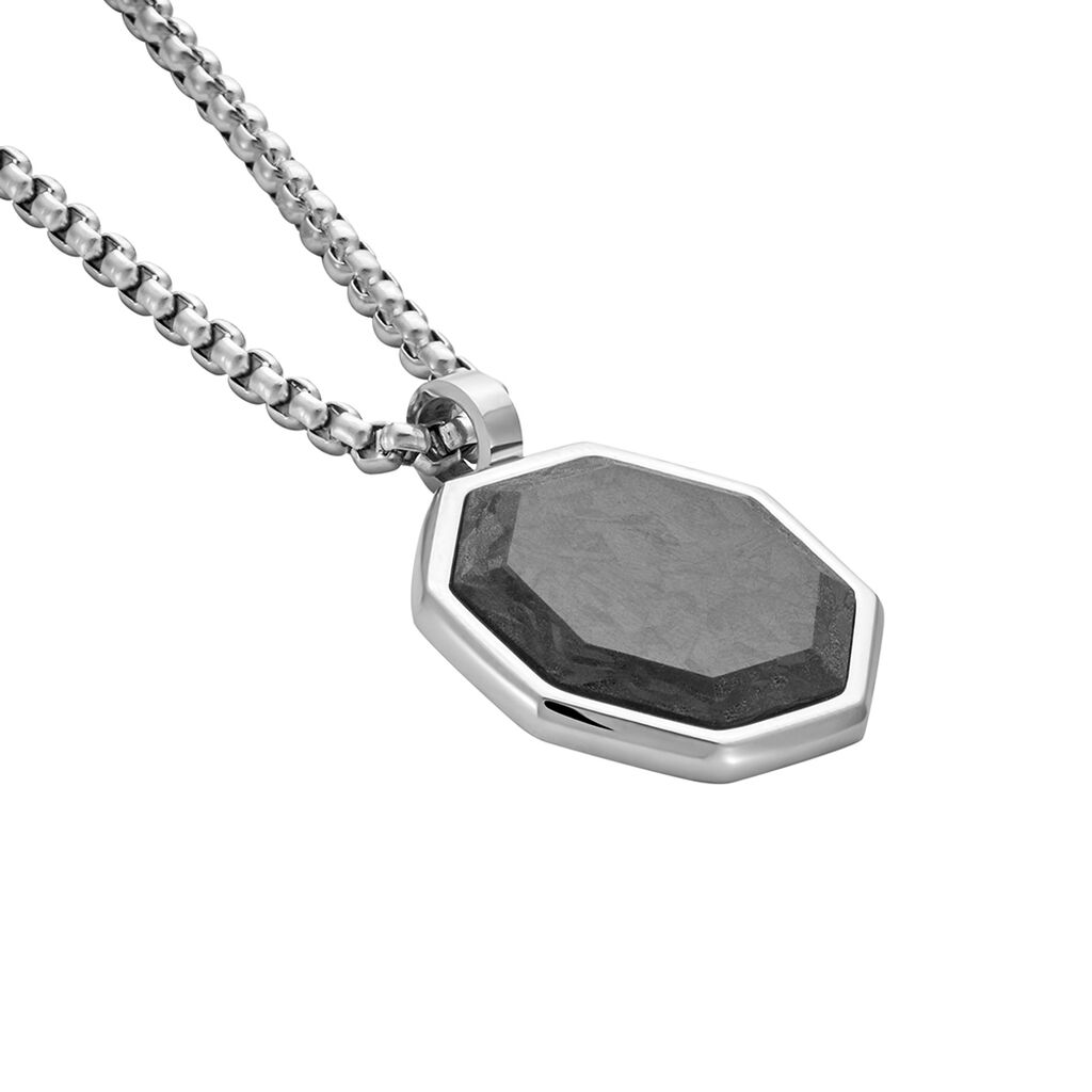 Collier Blake Acier Argenté
