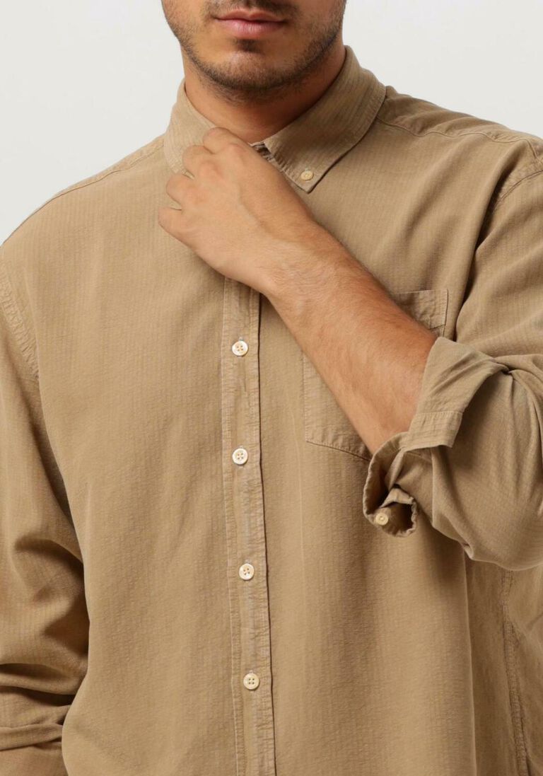 FOR\u00C9T beige for&eacute;t casual overhemd beam ripstop shirt