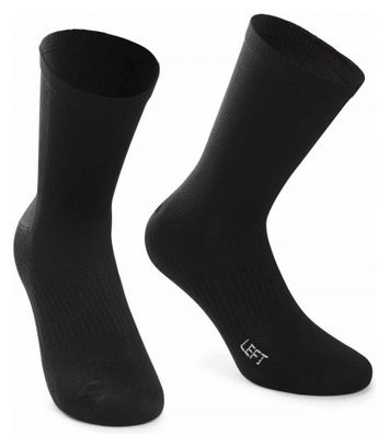 Pack de 2 paires de Socquettes ASSOS Essence Socks Black Series - TWIN PACK - 2 paires