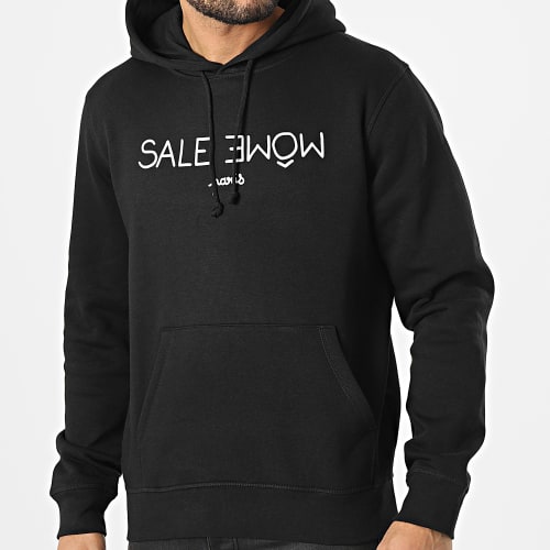 Sweat Capuche Punition Noir Blanc
