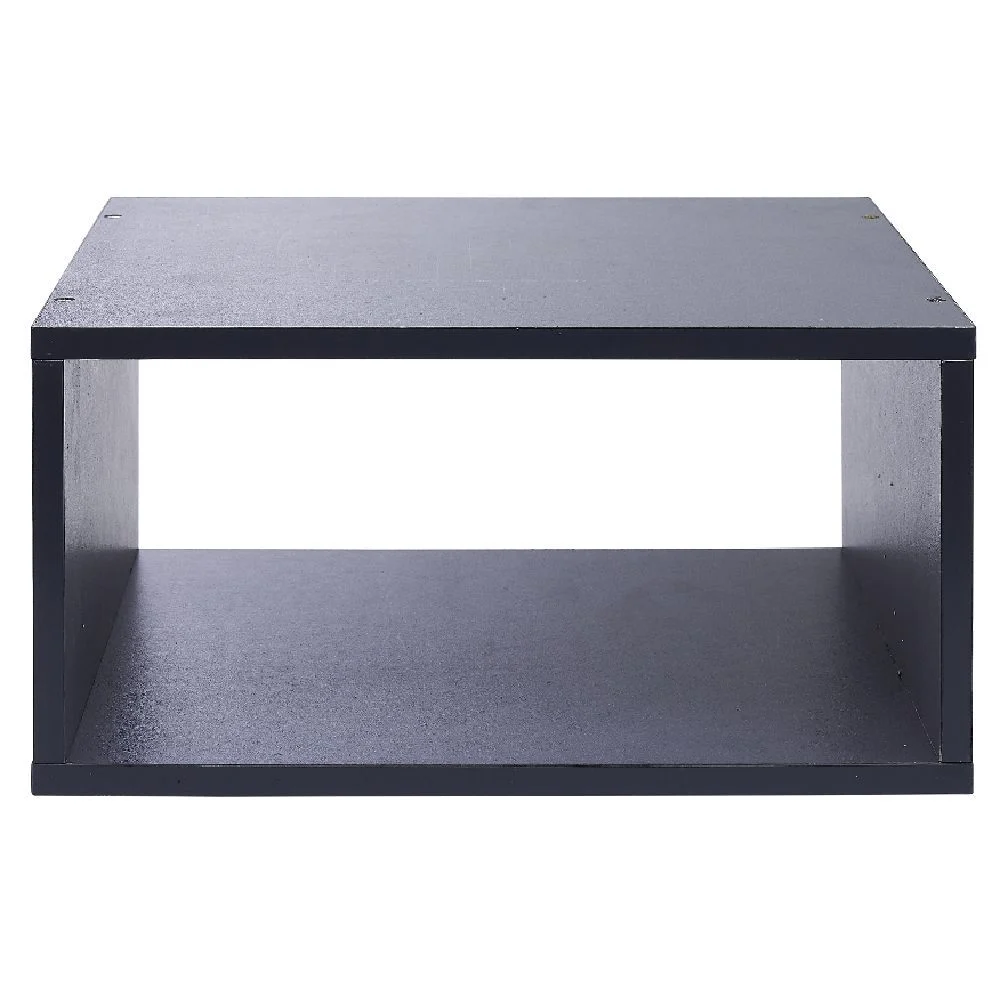 Structure Box Cube demi cube 35x30x17cm métal gris