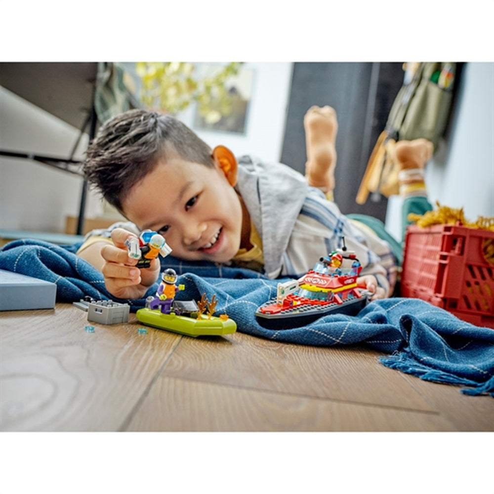 City Brandvæsnets Redningsbåd - LEGO® → Luksusbaby.dk