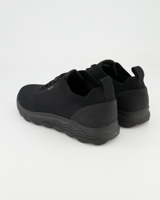 Geox SPHERICA A - KNITTED TEXT. Sneaker in Schwarz