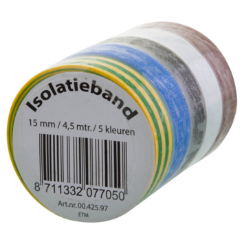 Isolatieband 15mm 5 Rollen