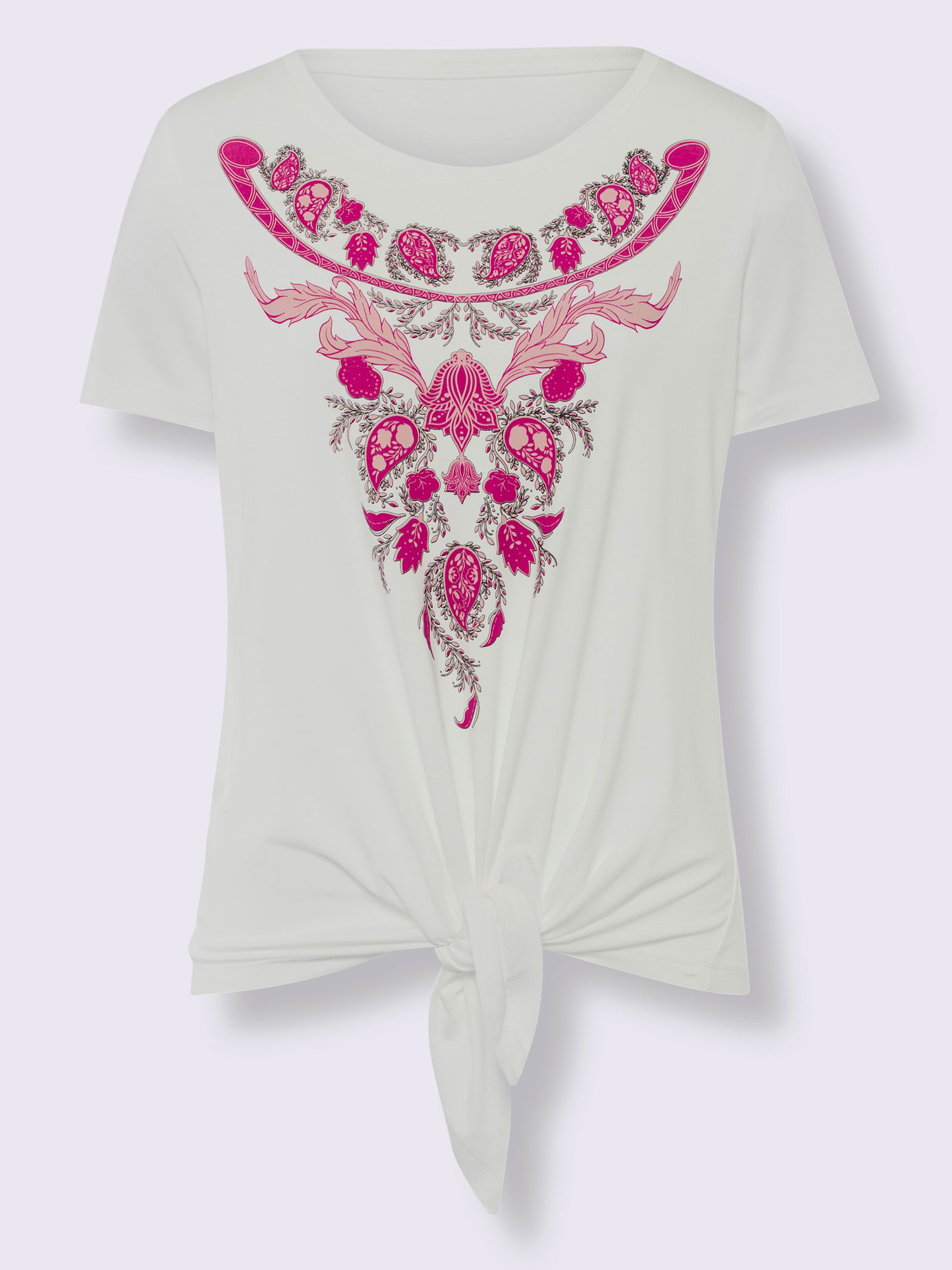 T-shirt motif imprimé devant