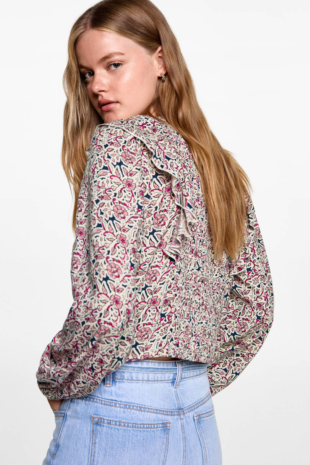 MANGO TEEN blousetop fuchsia