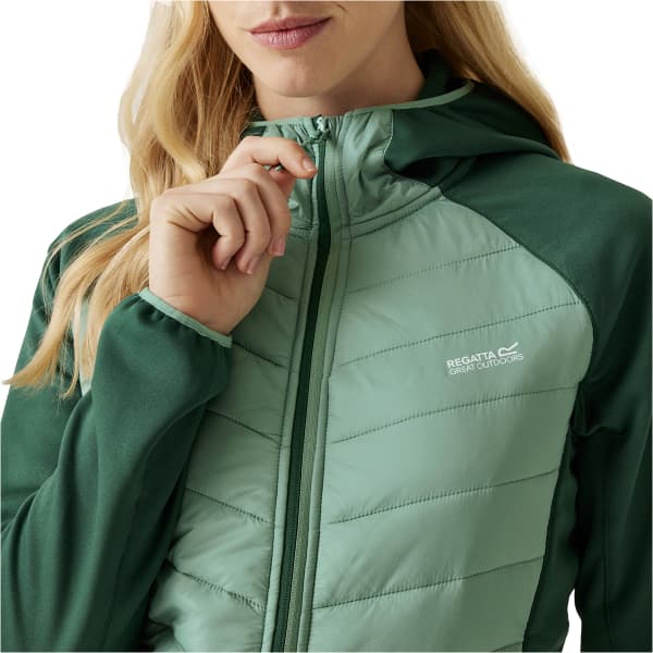 Doudoune randonnée REGATTA ANDRESON VIII HYBRID W DUSTY GREEN/RAIN FOREST