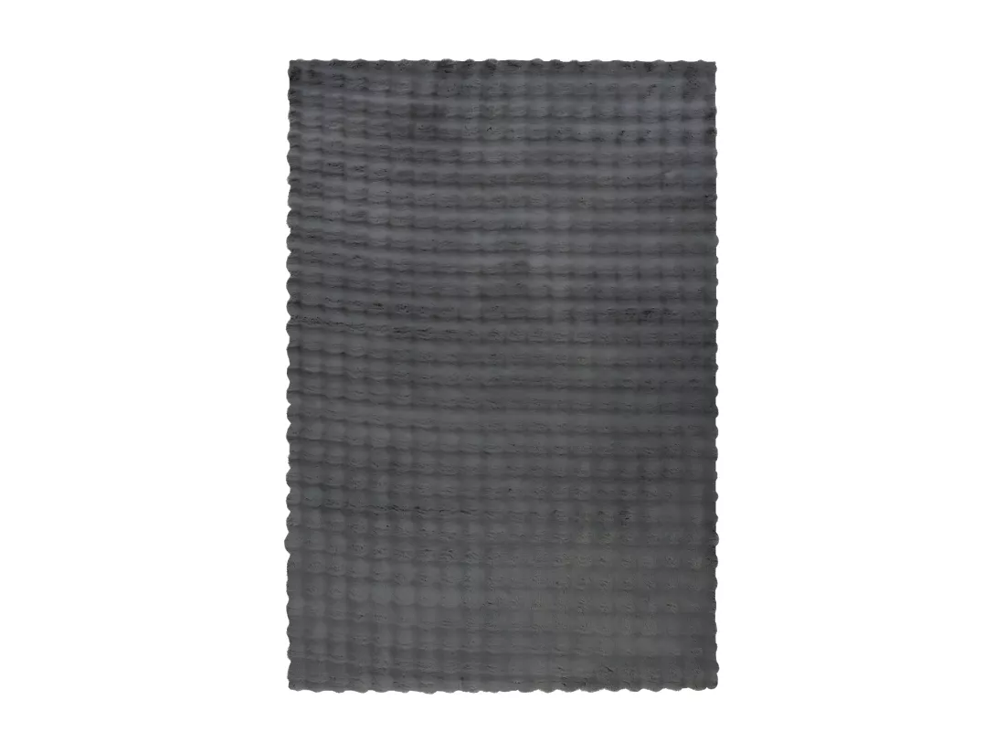 Tapis 170x120cm, design H008Y coloris graphite - Confort et élégance pour votre intérieur