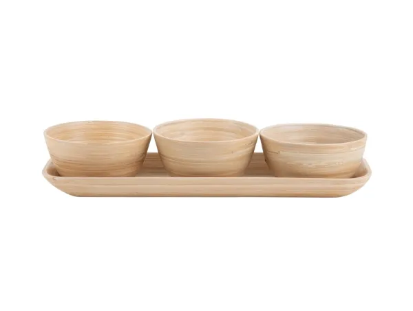 present time PT4194NT, Serveringsskål, Bamboo, Naturlig, Rektangulær, 120 mm, 60 mm