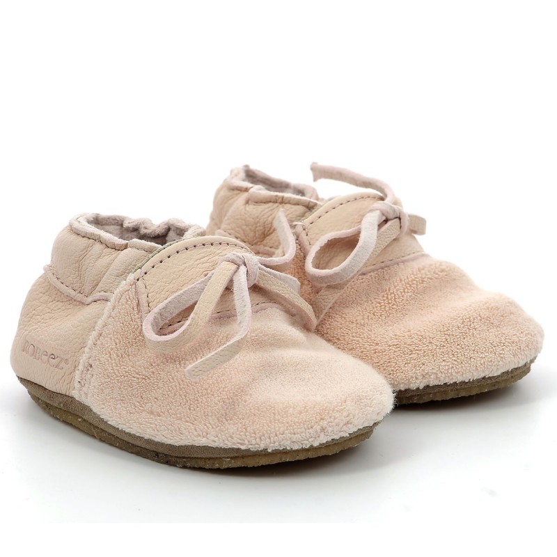Robeez Robeez Chaussons Crêpe Fleece Rose