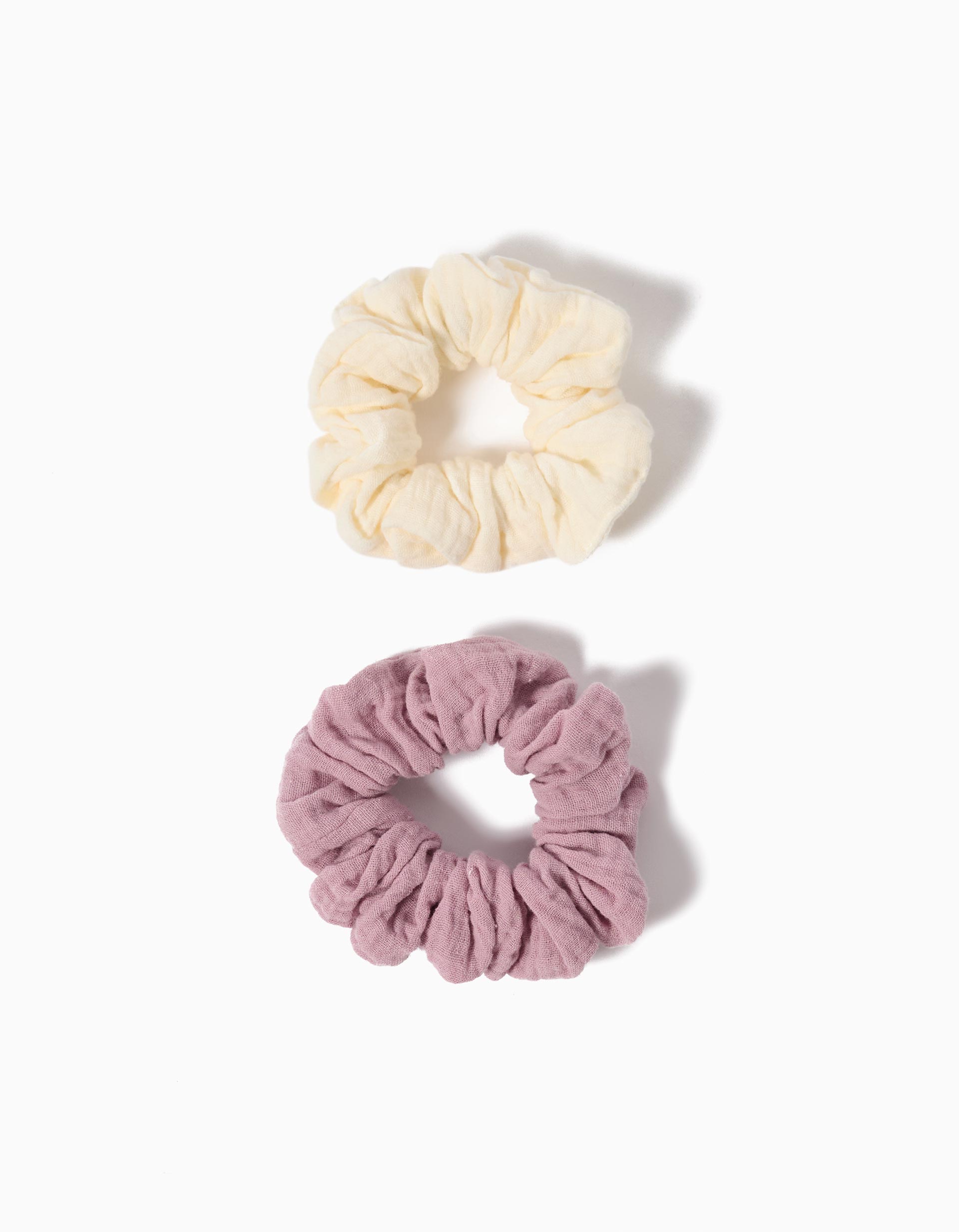 Pack 2 Elásticos de Cabelo Scrunchies, Menina, Multicor