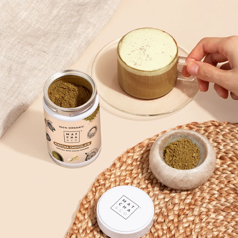 Thé matcha bio - Chocolat - 80 g
