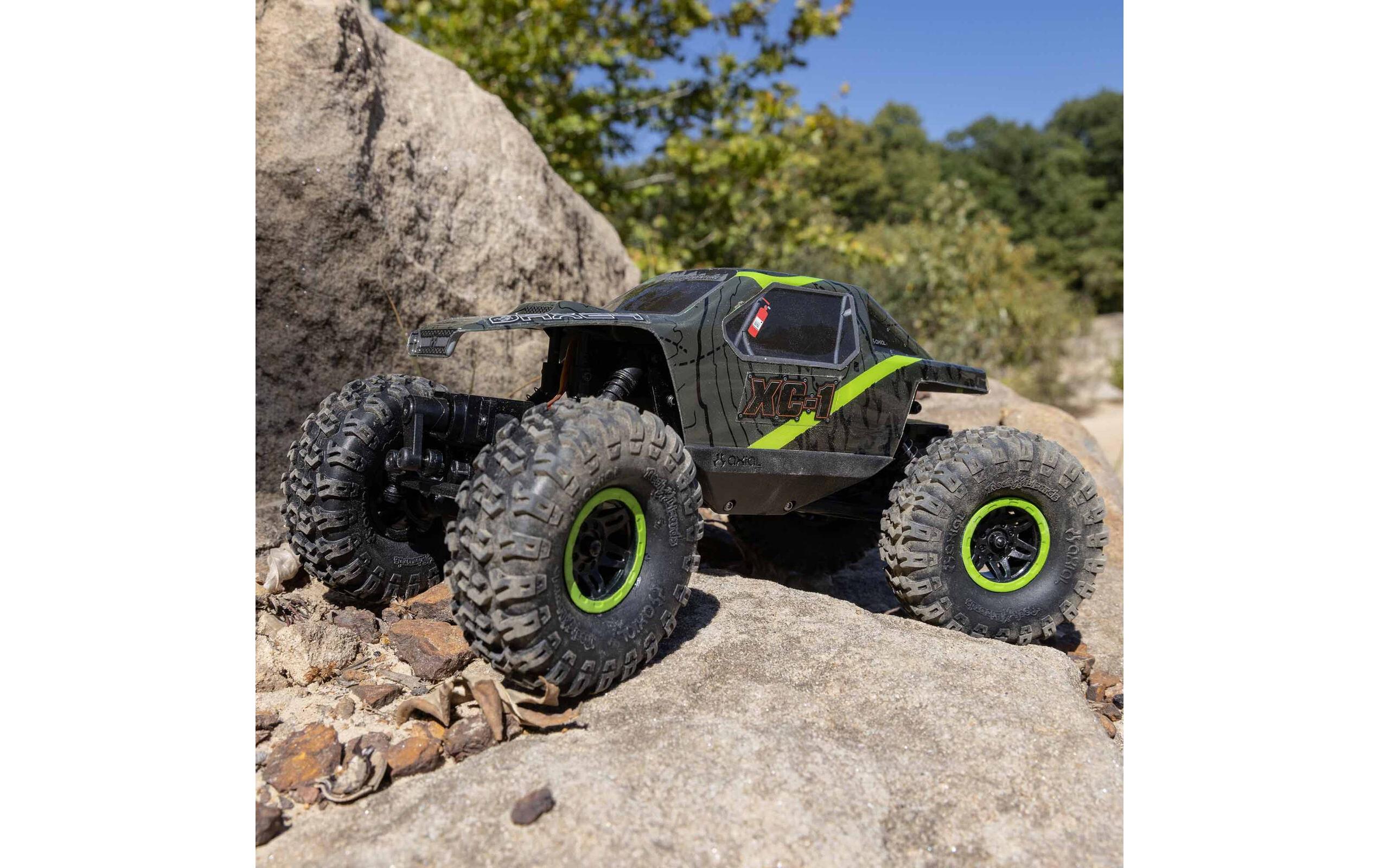 Rock Crawler AX24 XC-1 4WS, Grün, RTR, 1:24<br>Mini Crawler mit Allrad Lenkung
