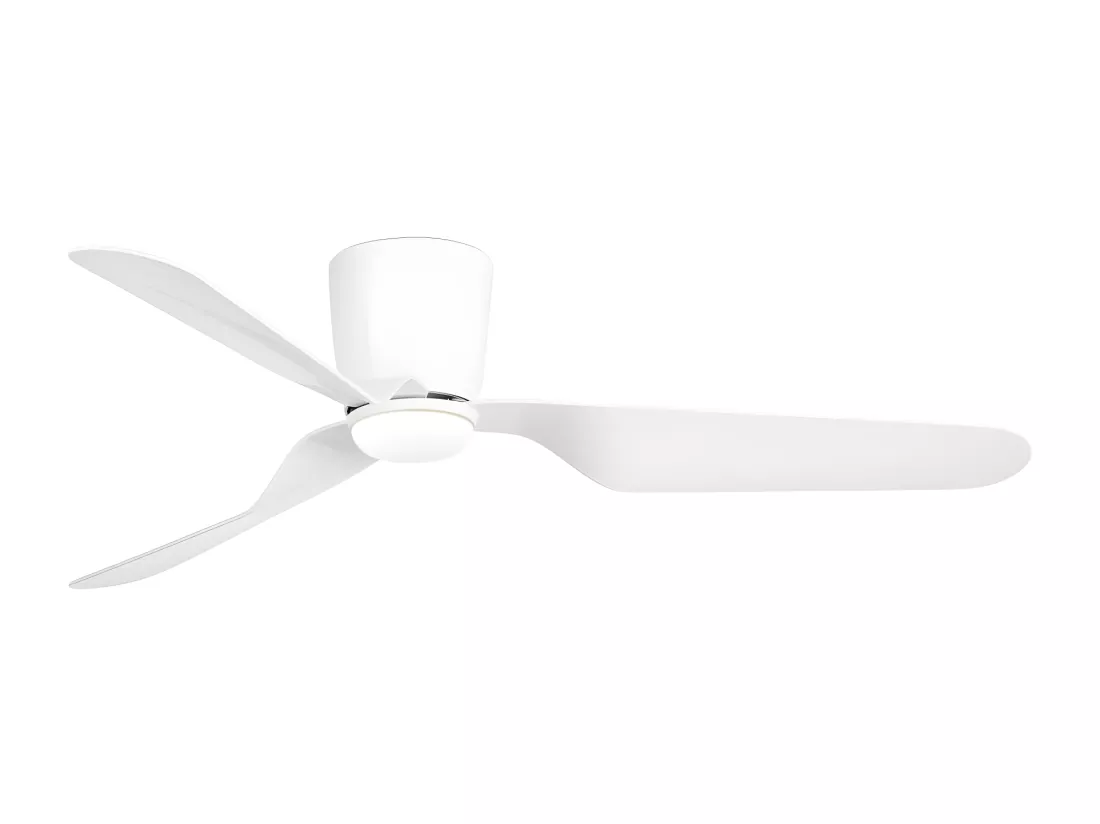 Ventilateur DC PEMBA L LED Blanc