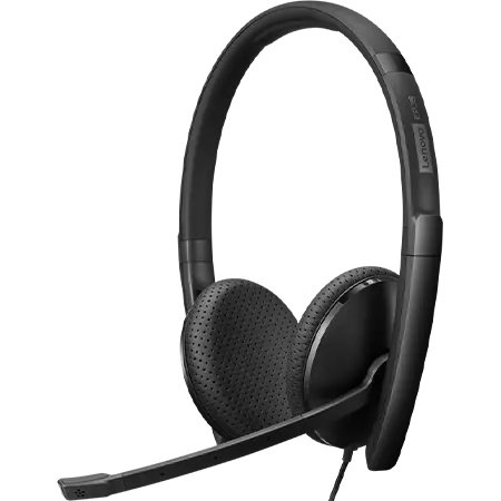 Lenovo 4XD1M39028 casque Avec fil Arceau USB Type-C Noir