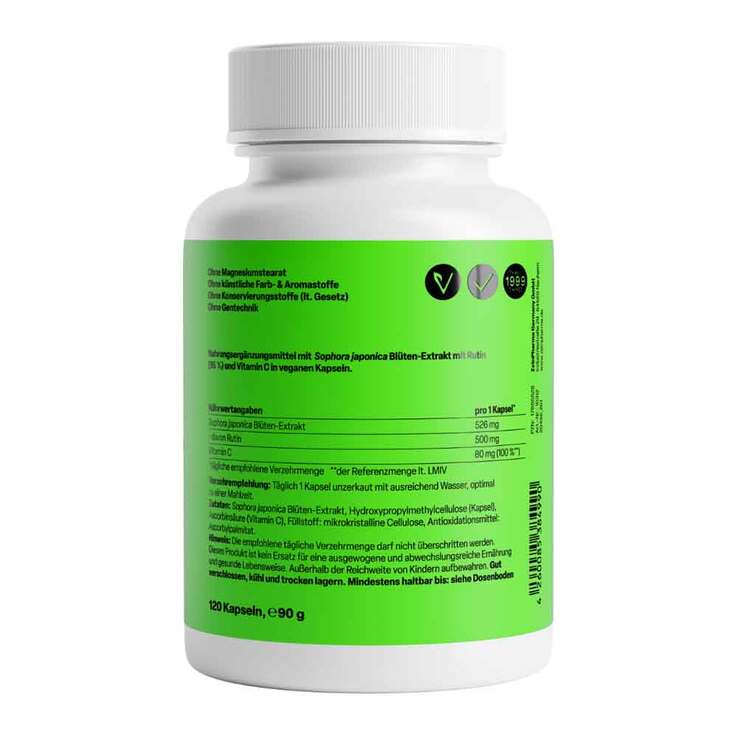 Rutin 500 mg + C Kapseln, 120 St