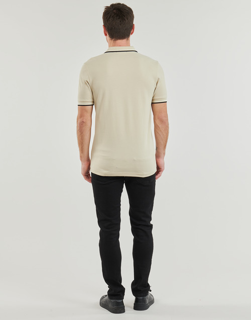 Fred Perry - TWIN TIPPED FRED PERRY SHIRT - Ecru / Noir