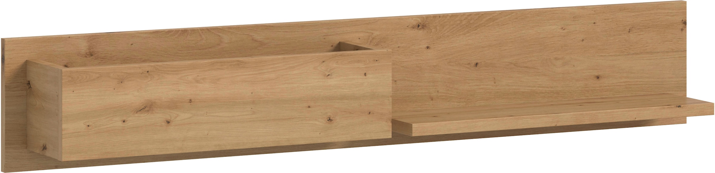 INOSIGN Wandregal »EVRID, Breite 110cm, inkl. 1 Ablageboden & 1 offenem Fach« individuell mit anderen Artikel der Serie EVRID erweiterbar, 1 Stk. tlg. Wandboard, Ablageboard, Regal, Regalboard, Wandpaneel