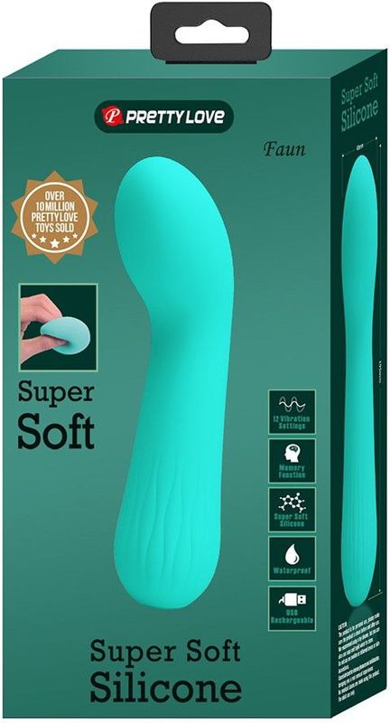 Pretty Love - Faun - Buigzame G-Spot Vibrator - Turquoise