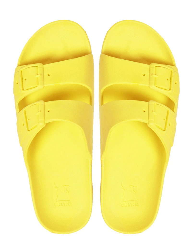CACATOES SANDALES FEMME BAHIA JAUNE FLUO