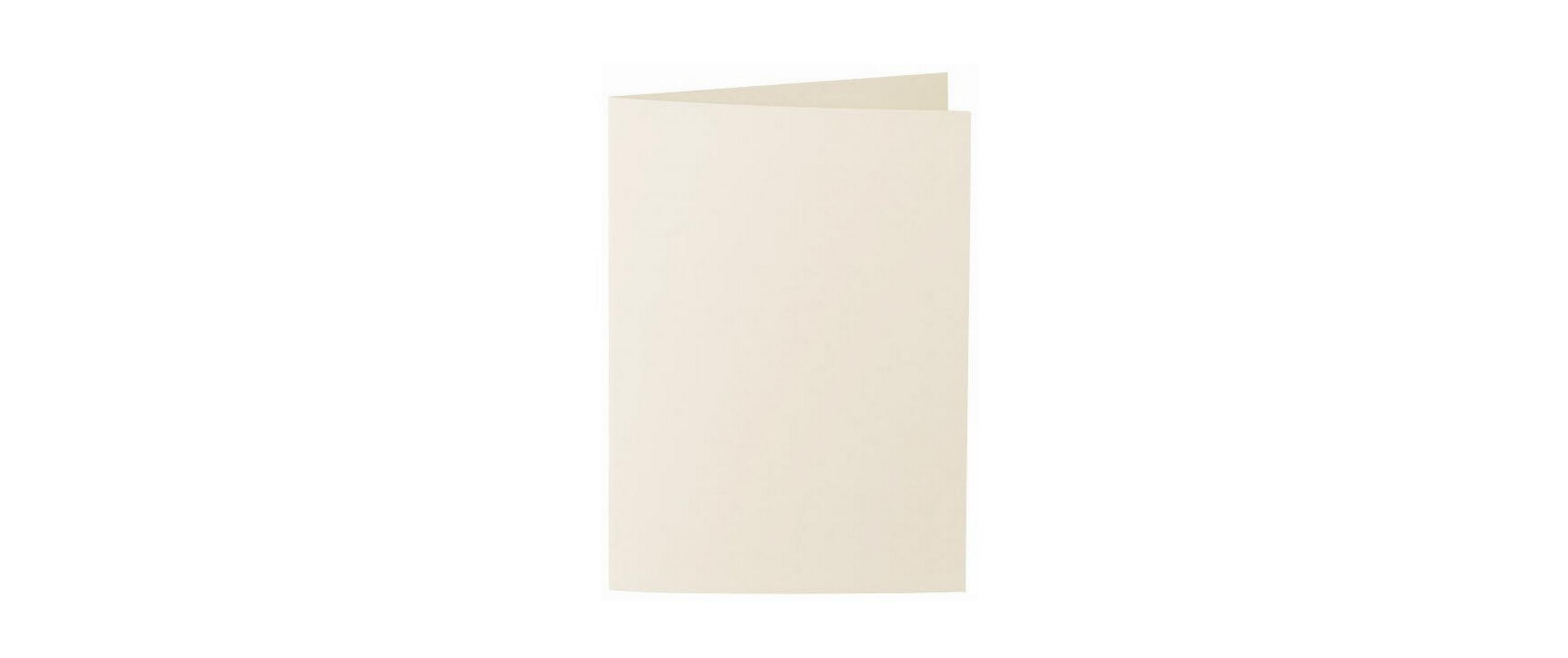 Blankokarte 1001, A5, 5 Blatt, ChamoisSchreibkarte im Format A5