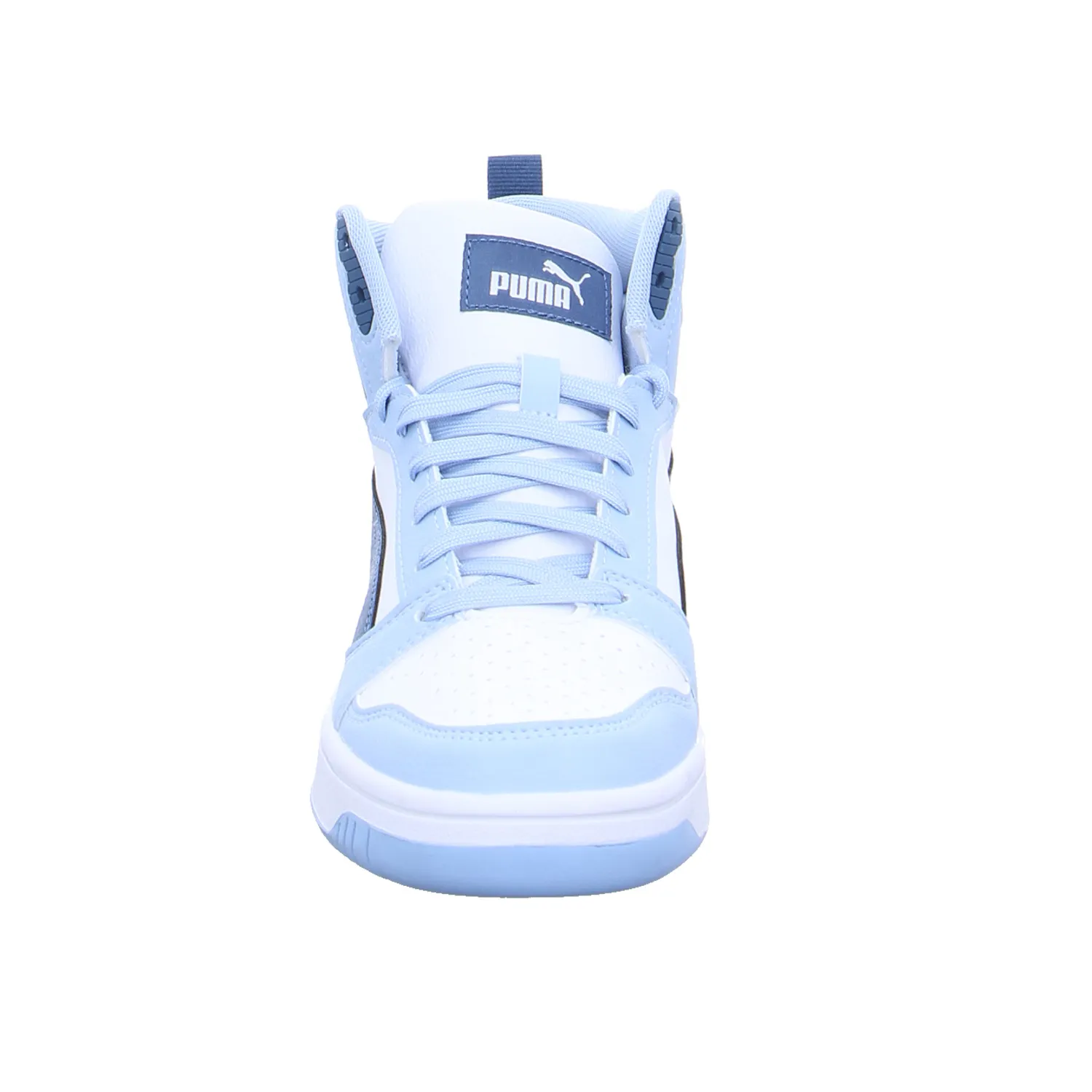 PUMA Kinder Sportschuh Weiss Lederimitat