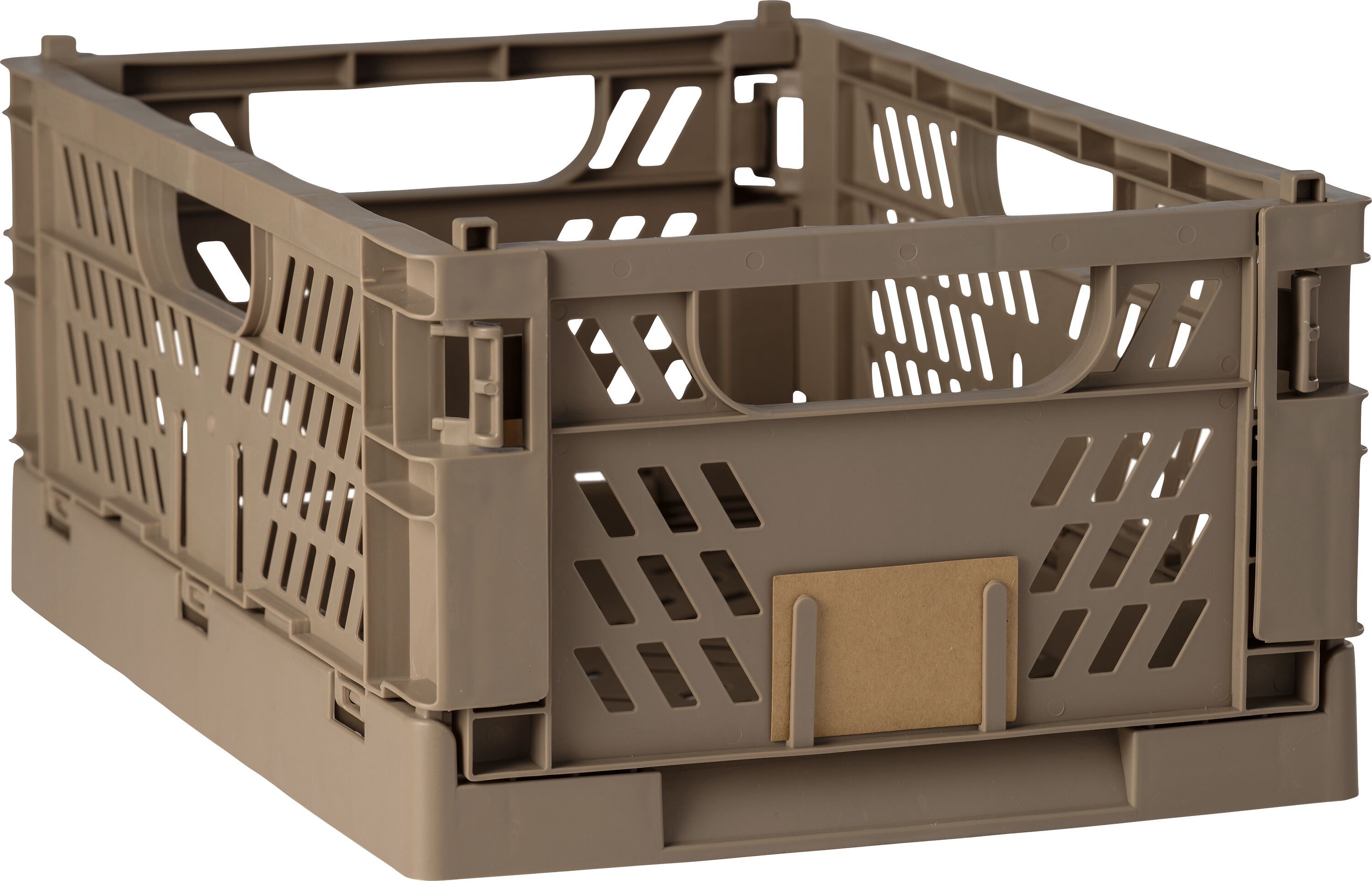 FELIX Klappbox wallnuss 50x33x20 cm - Braun / B: 50.0 cm x T: 33.0 cm x H: 20.0 cm