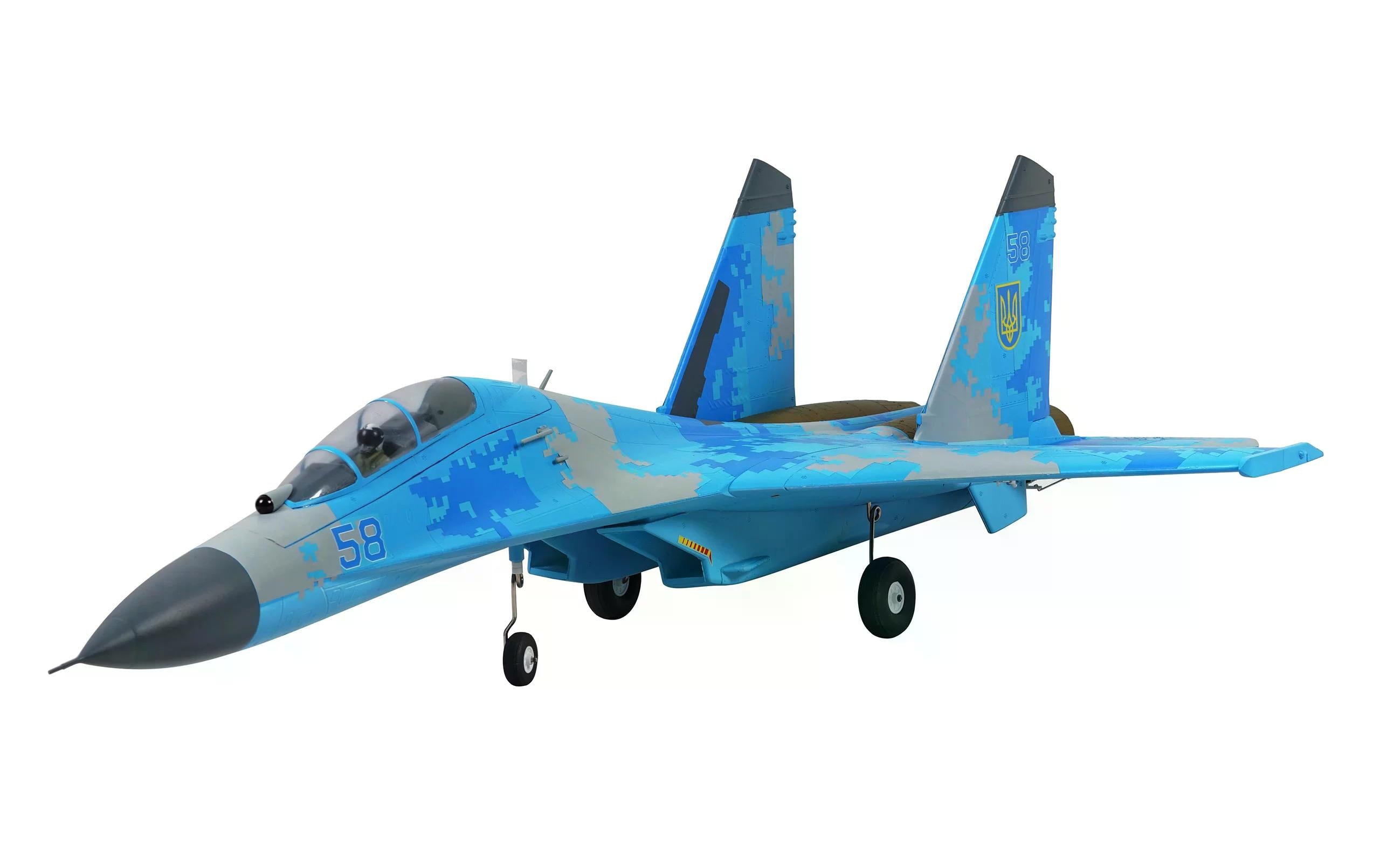 Impeller Jet XFly SU-27 50 mm Twin EDF Blau, PNP<br>Semi-Scale Jet mit zwei 50 mm Impeller