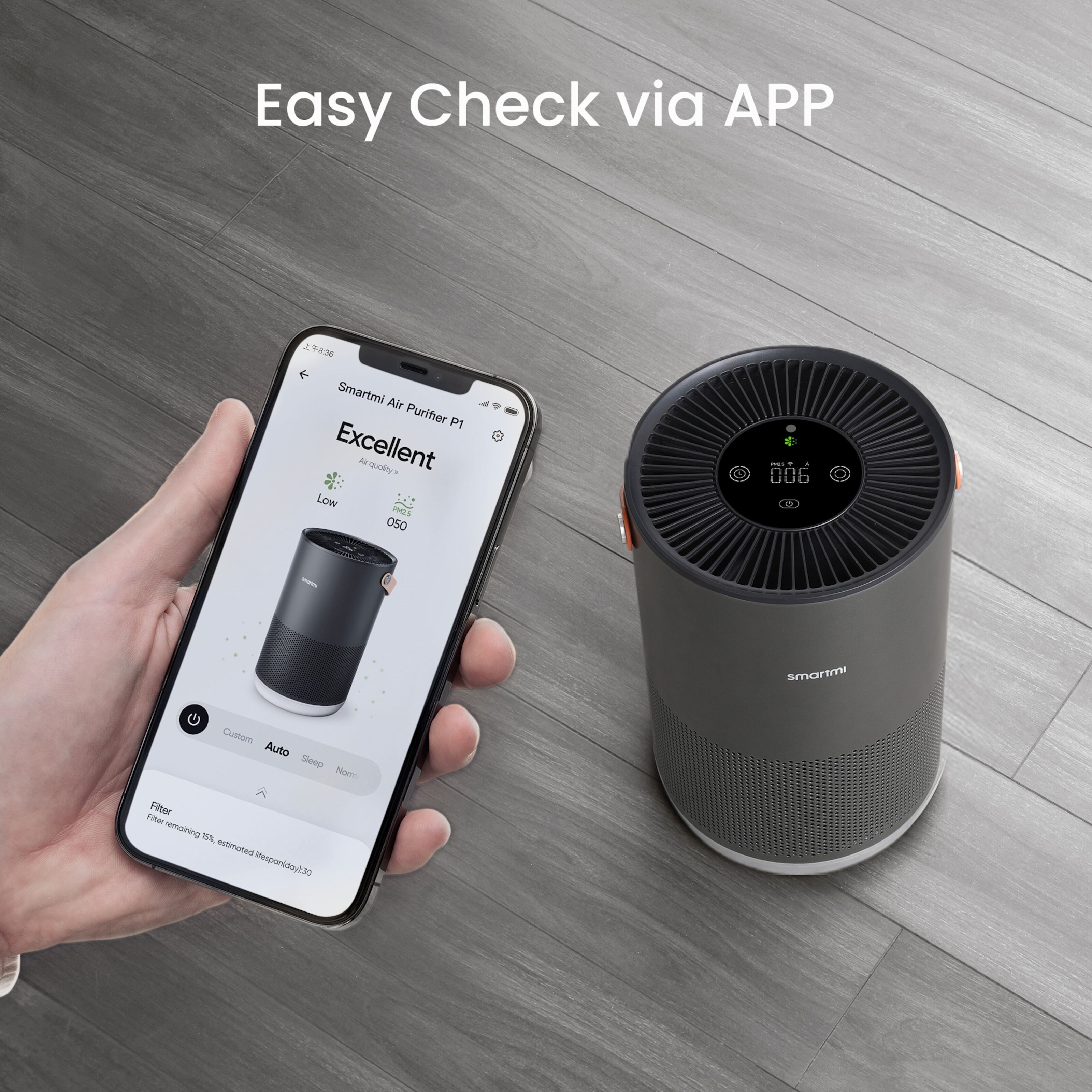 Smartmi Air Purifier P1 Husdyrfilter til luftrenser