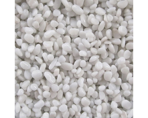Aquariumgrind, natuurgrind 3-5 mm 5 kg wit