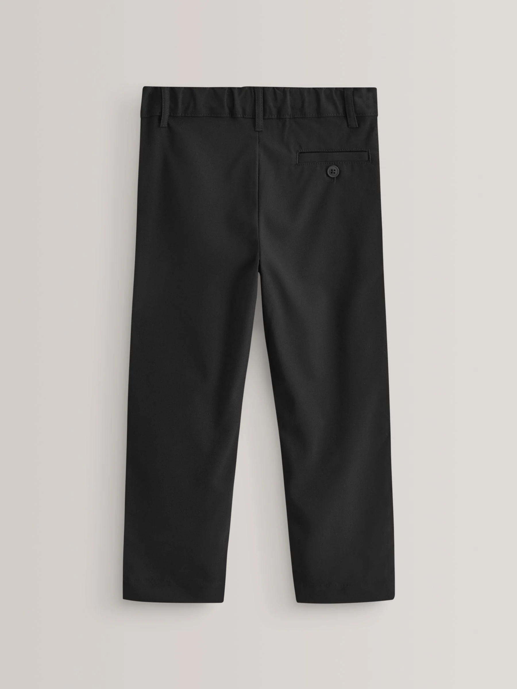 Zwart - Formele skinny schoolbroek met stretch (3-17 jr)