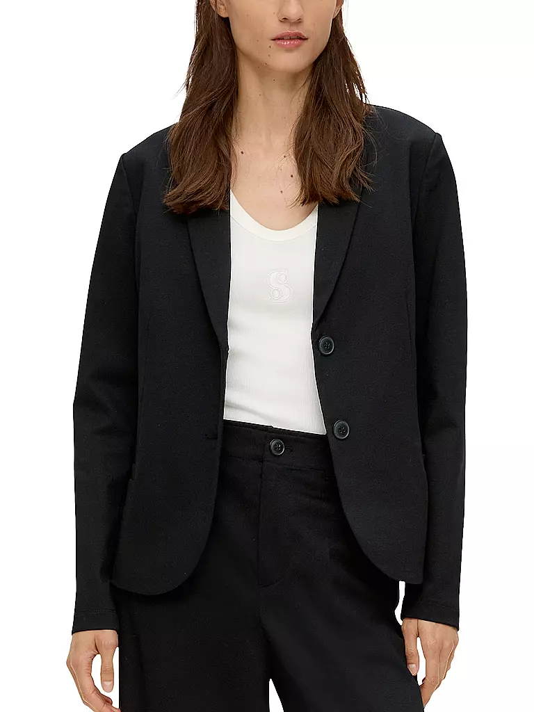 S.OLIVER Blazer schwarz