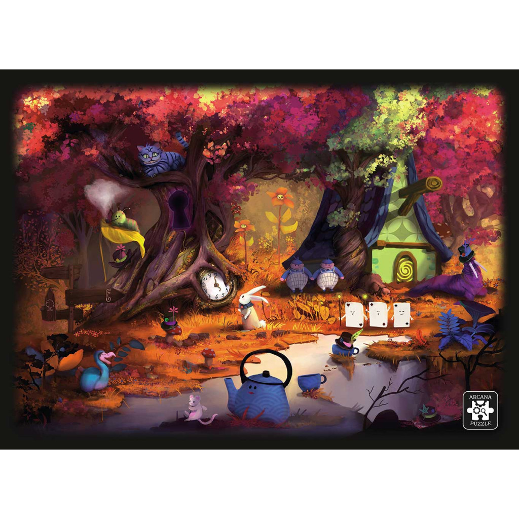 Arcana Puzzle 1000 pièces: Alice aux Pays des Merveilles