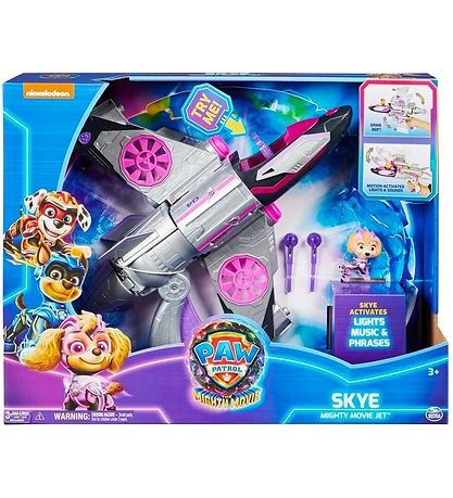 Paw Patrol Leget?jsfly m. Lyd/Lys - 40 cm - Movie 2 - Skye Might