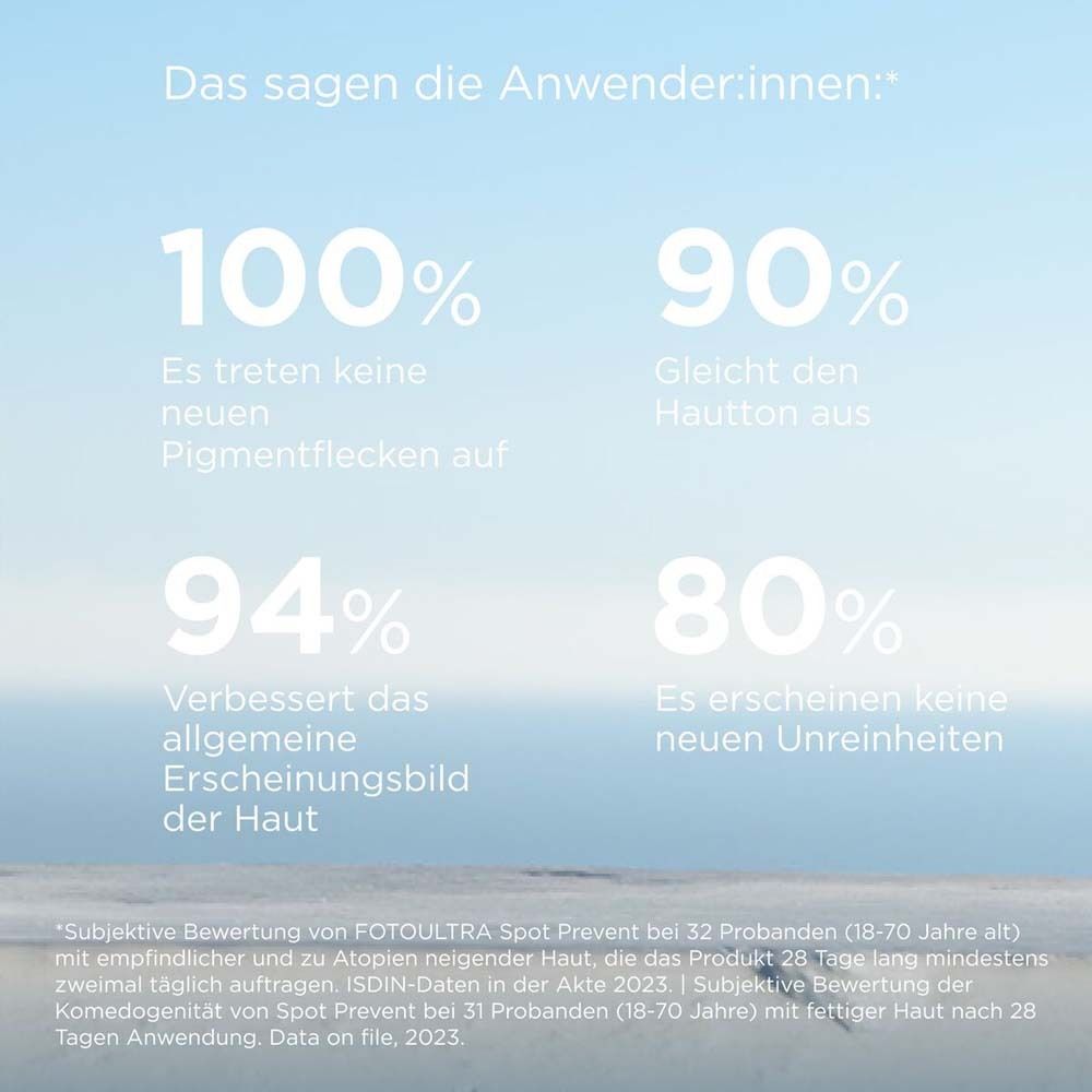 ISDIN FOTOULTRA Spot Prevent Fusion Fluid LSF 50+ Sonnenschutz zur Vorbeugung von Pigmentflecken