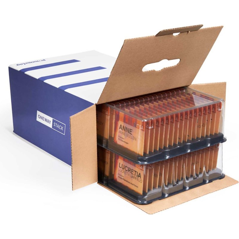 Boîte de rangement Avery pour 100 badges standards