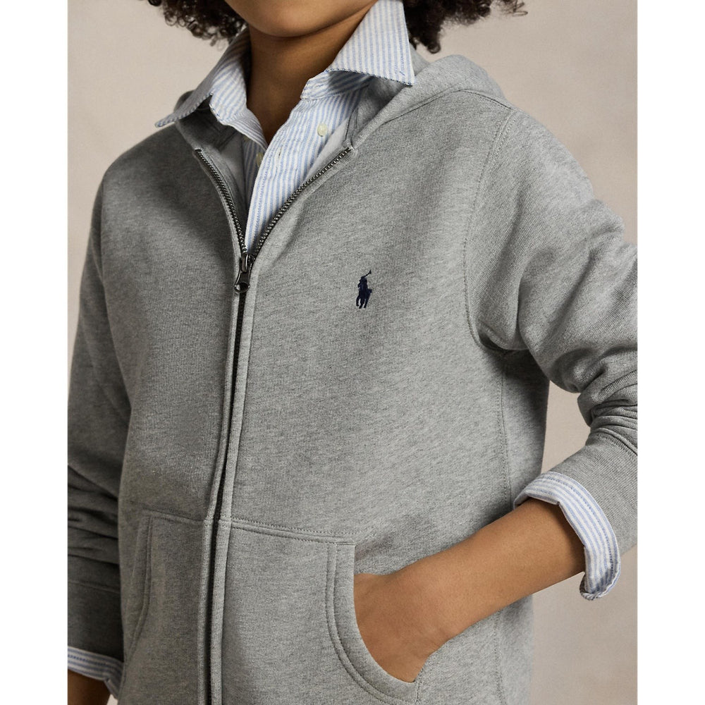Køb Polo Ralph Lauren Boy Hoodie Dark Sport Heather