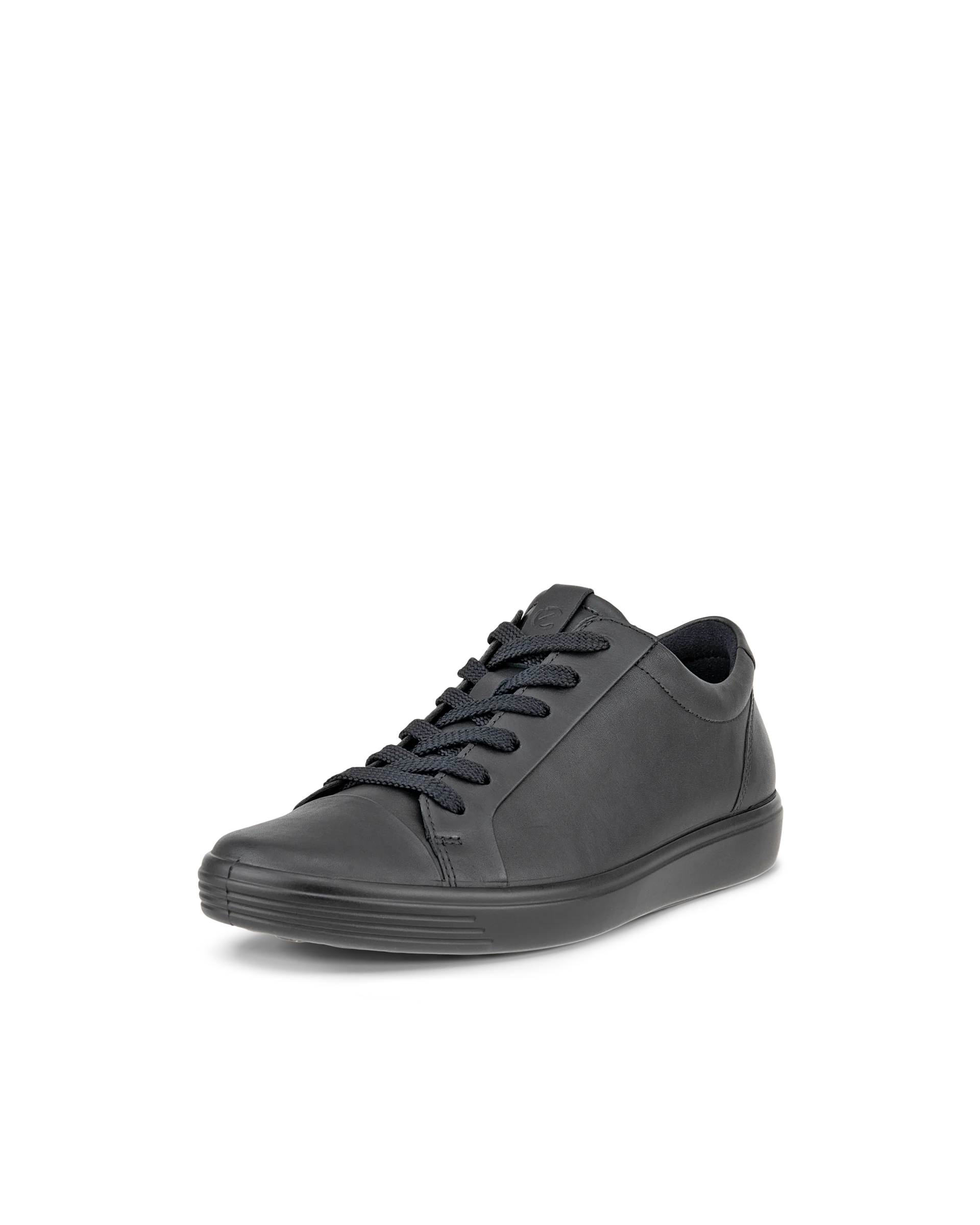 ECCO SOFT 7 W Damen Ledersneaker Schwarz