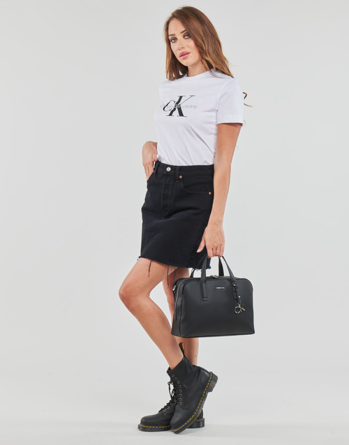 Calvin Klein Jeans - CORE MONOGRAM REGULAR TEE - Blanc