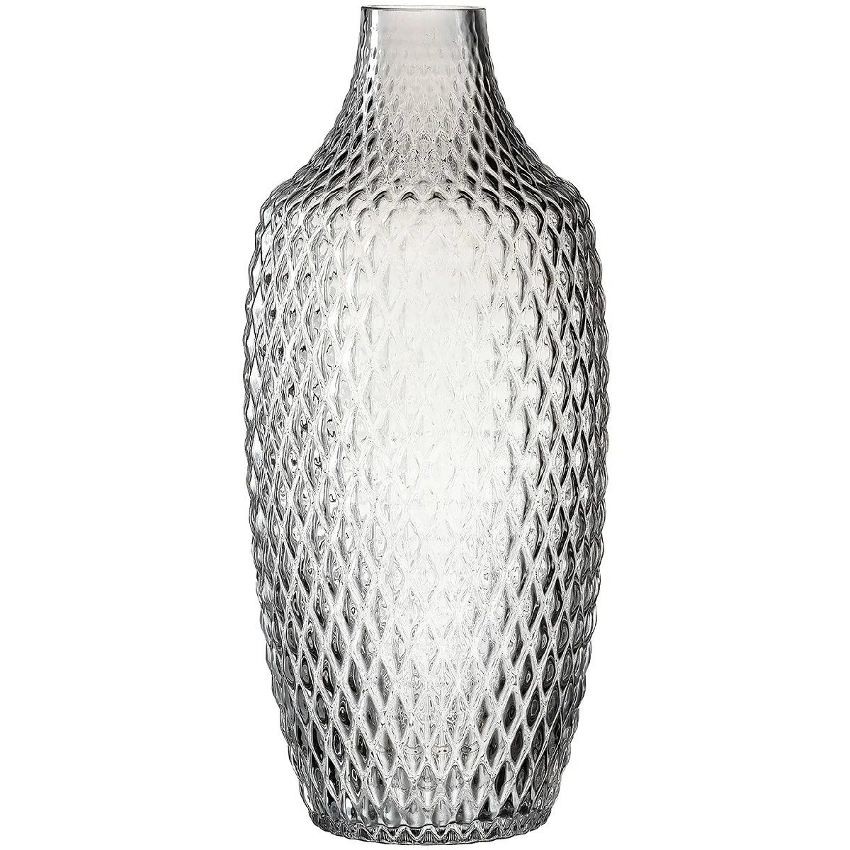 Leonardo Poesia Vase - Verre Gris