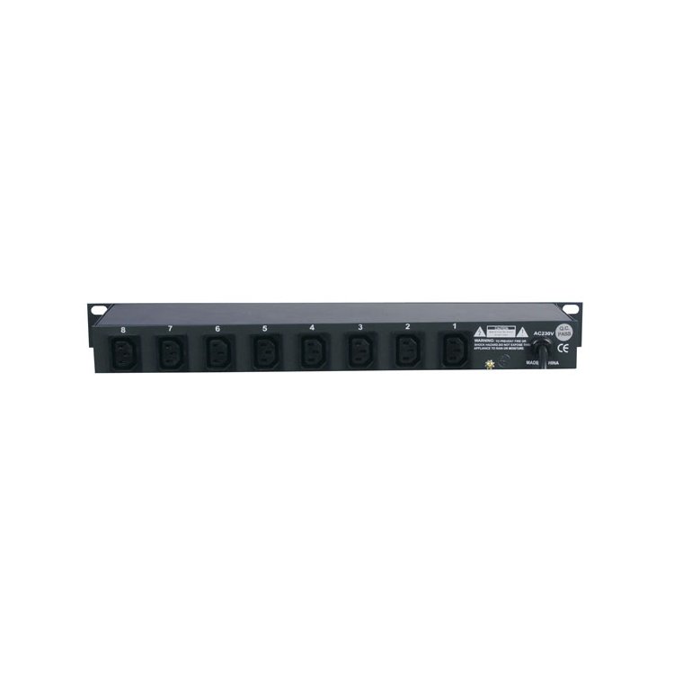 Showtec DJSwitch 8 8-wegs schakelpaneel 8x IEC