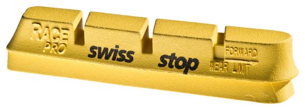 x4 Cartouches de Patins de Frein SwissStop RacePro Yellow King Pour Jantes Carbone Pour Freins Campagnolo