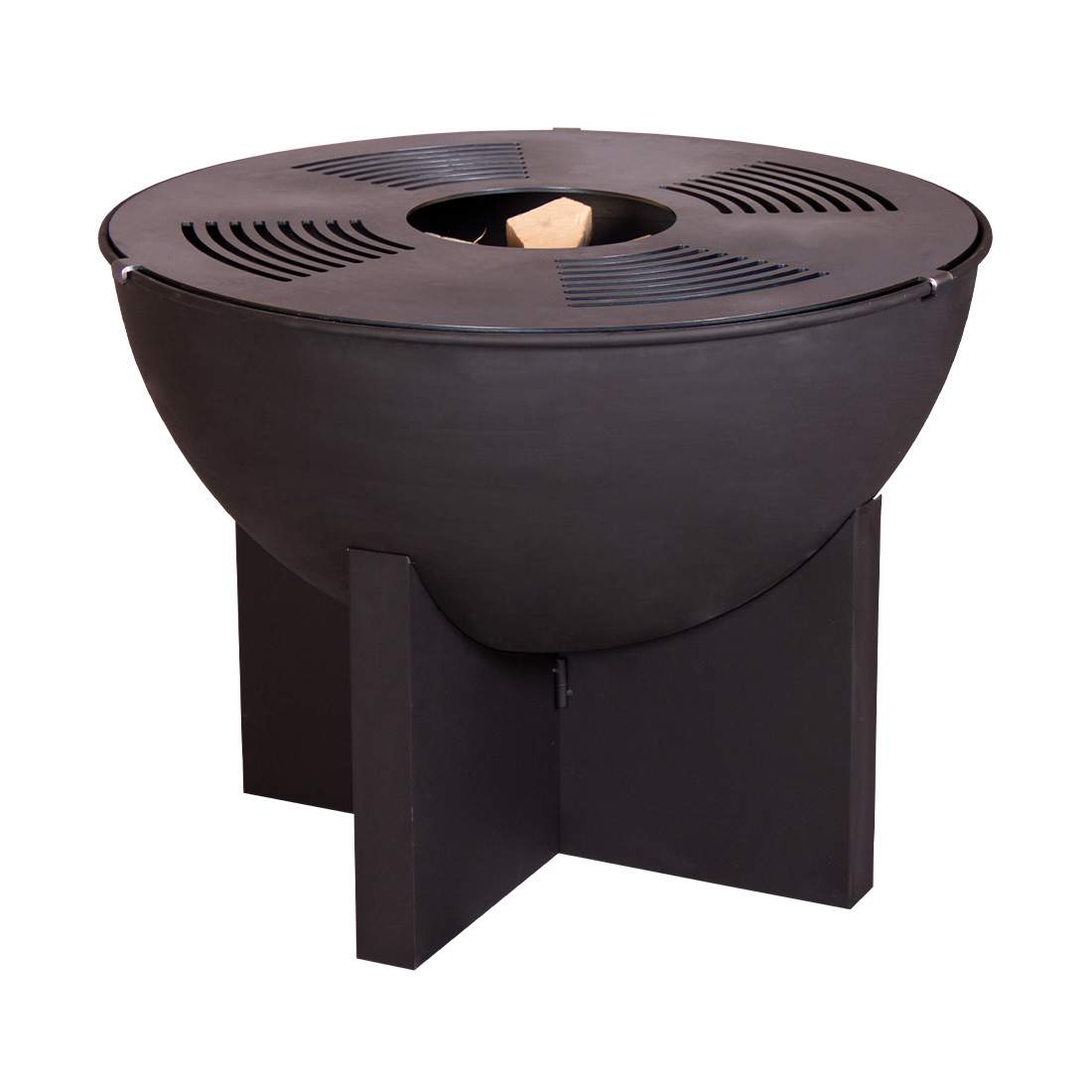 Mr. Grill Feuerschale Ø 82.5 cm mit Kreuzfuss & Grillring