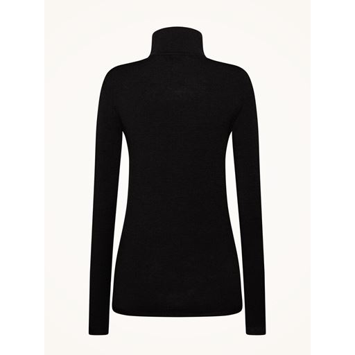 Wolford The Merino Top Striktrøje, Black, L