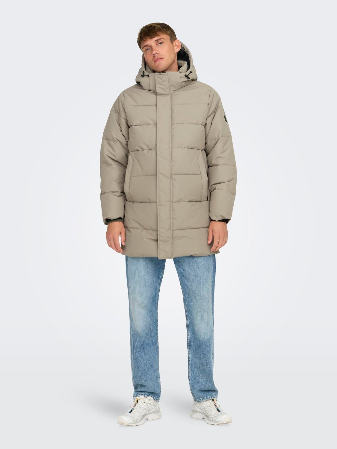 ONSCARL Daunenjacke Desert Taupe