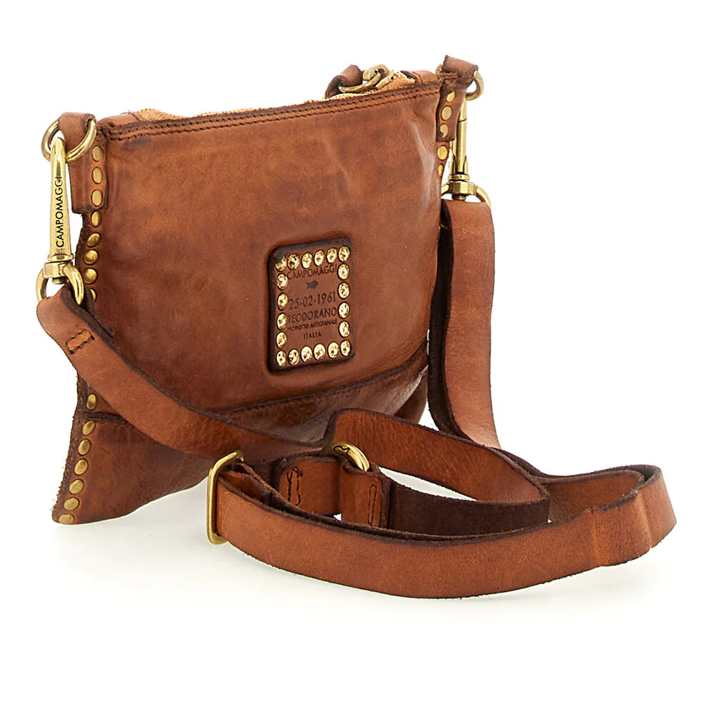 Campomaggi  Læder crossbodytaske - Cognac