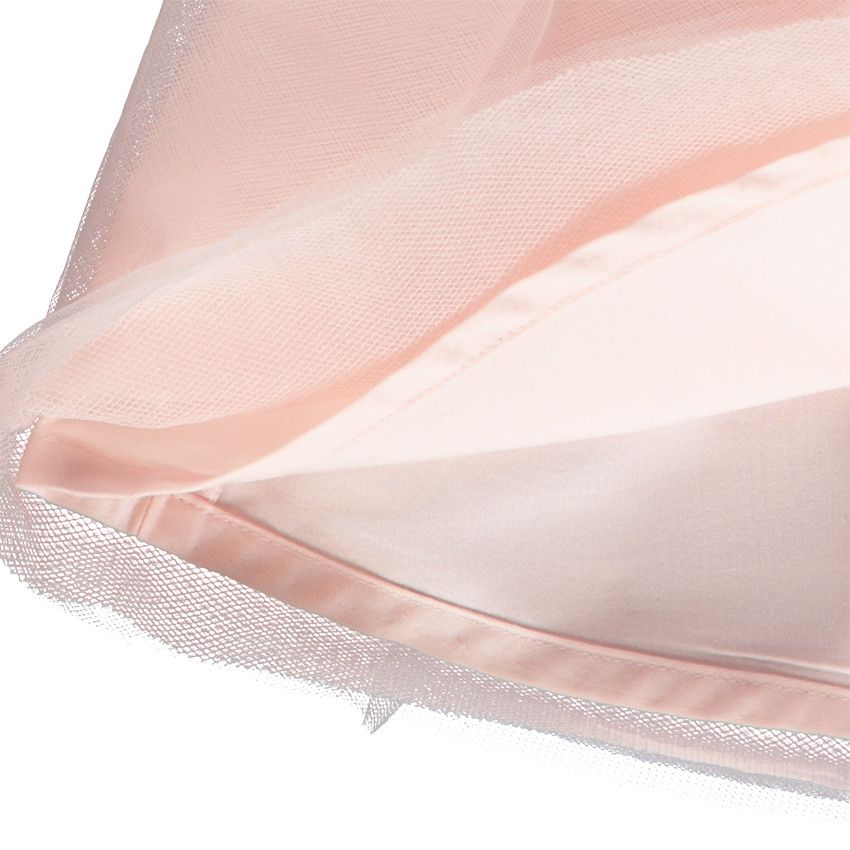 Jupe volumineuse en tulle motif papillons pour fille - Rose
