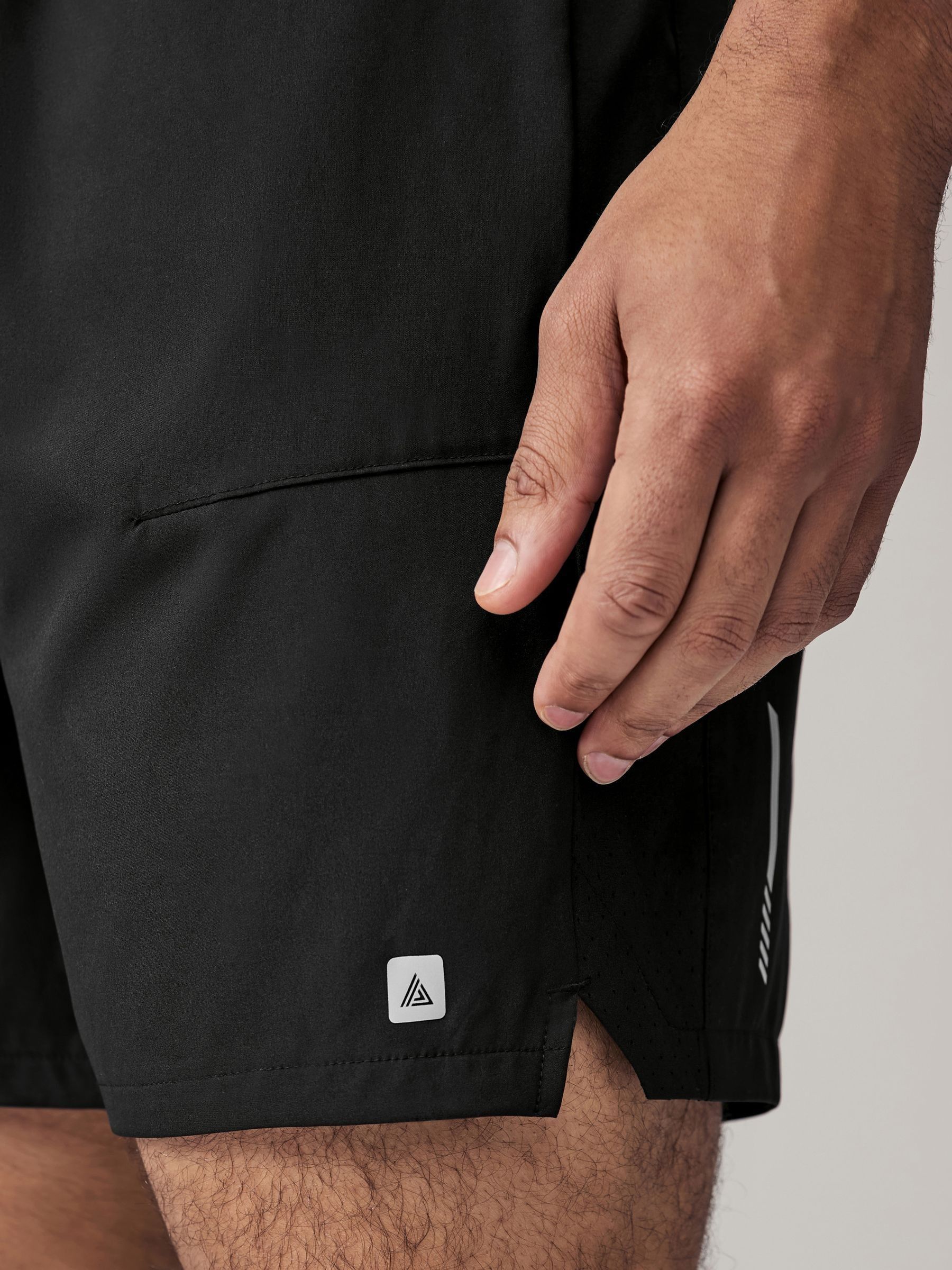 Zwart - 7 inch - Active sportschoolshort