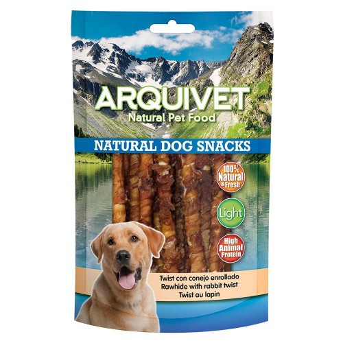Salgadinho Twist para Cães, Sabor Coelho